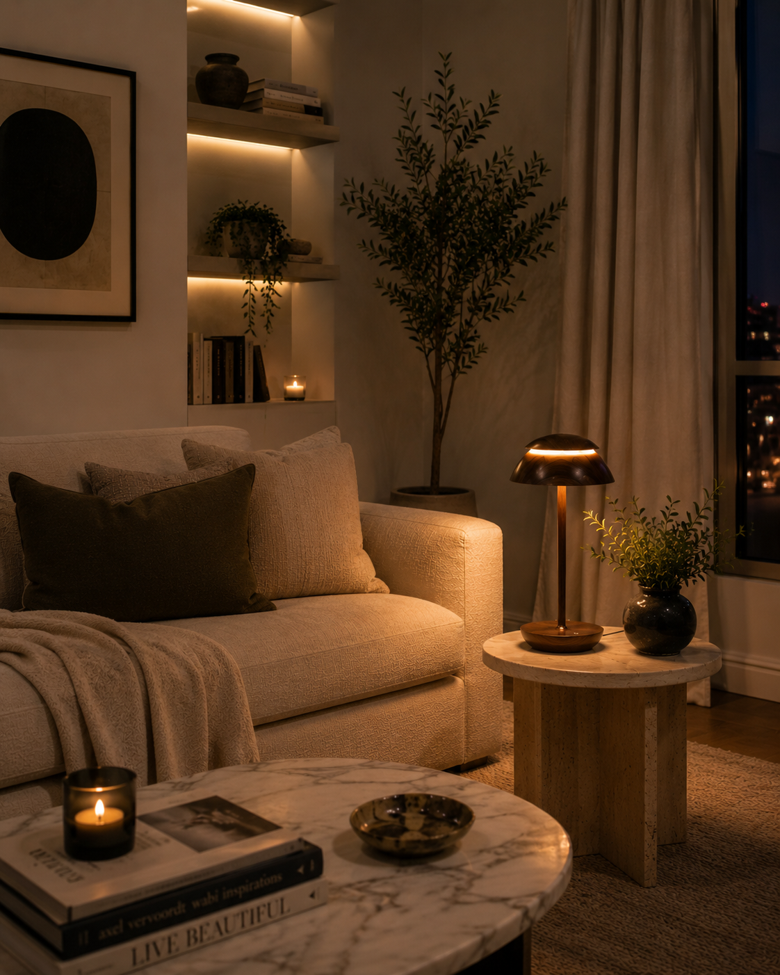 Flora — Lampe de table sans fil