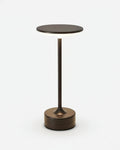 Lampe sans fil noire rechargeable – modèle Lora par Korven Studio.